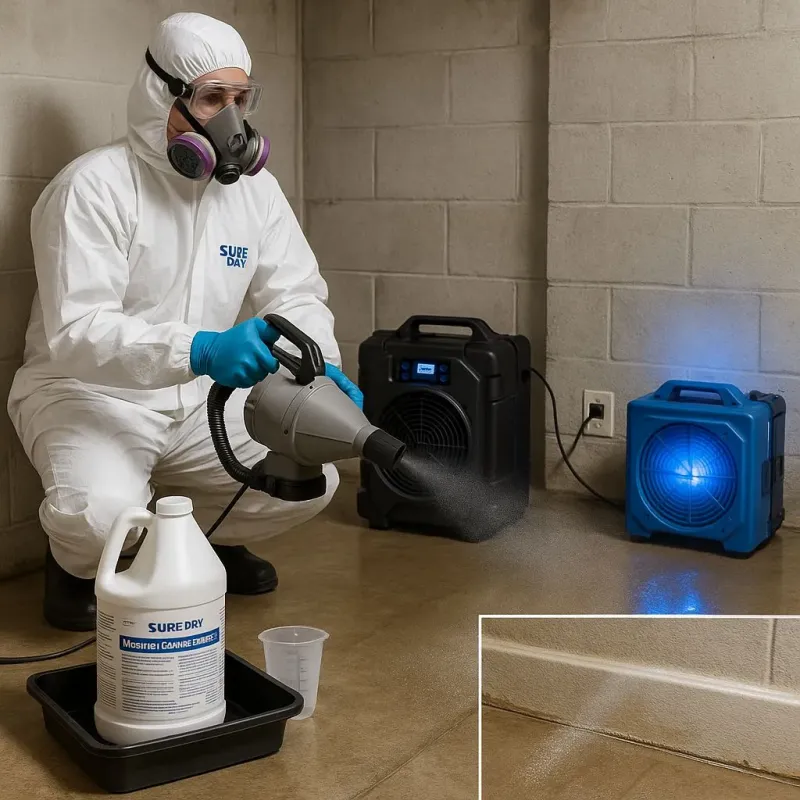 Sanitization and Odor Removal process in White Oak, OH