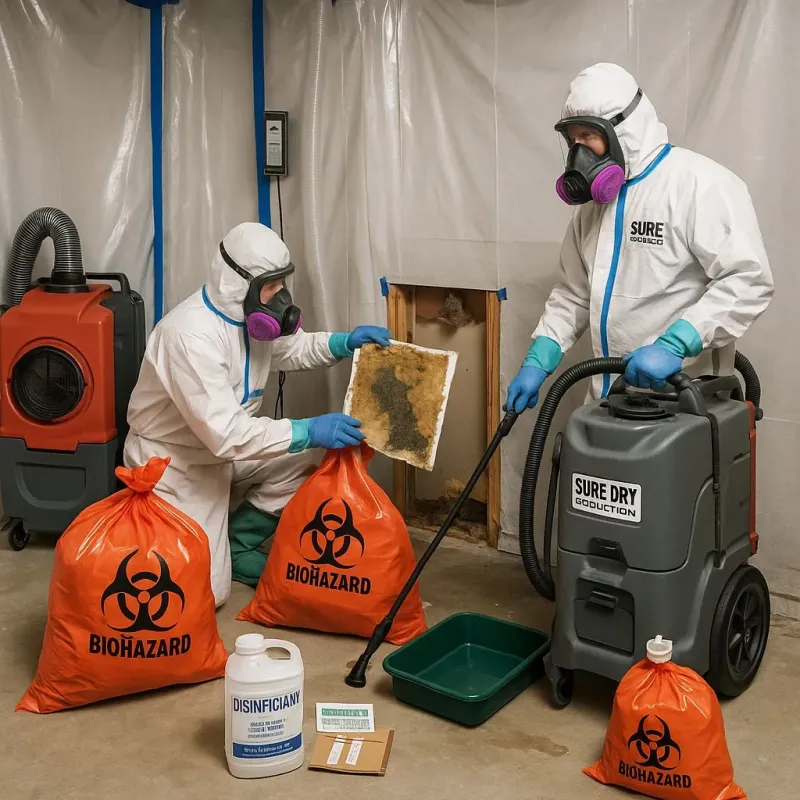 Contaminated Water Handling Protocols process in White Oak, OH